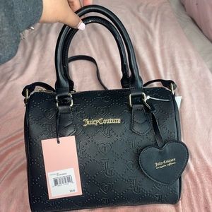 Black Deboss Bestseller Fame Juicy Couture Satchel